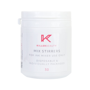 Patyczki sterylne do mieszalnika farb Killer Beauty - 30 szt.