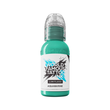 World Famous Limitless Aquamarine - Tusz do tatuażu, 30 ml