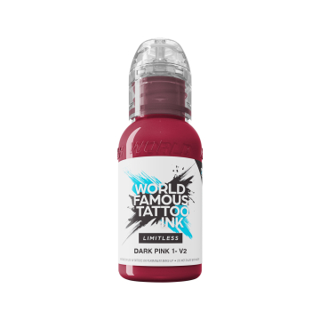 World Famous Limitless Tattoo Ink - Dark Pink 1 v2 - Tusz do tatuażu, 30 ml