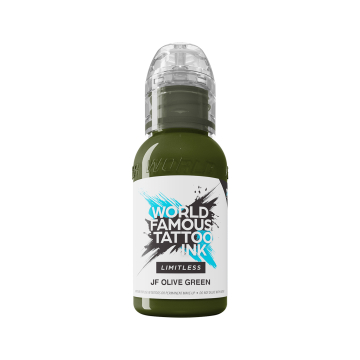 World Famous Limitless Tattoo Ink - JF Olive Green - Tusz do tatuażu, 30 ml