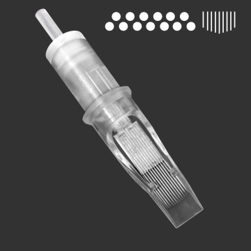 Kartridże Magic Moon 0,25mm Long Taper - Soft Edge Magnum, opakowanie 20 szt.