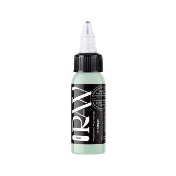 Raw Pigments Platinum Mint - Tusz do tatuażu, 30ml