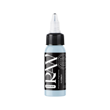 Raw Pigments Platinum Pastel Blue - Tusz do tatuażu, 30ml
