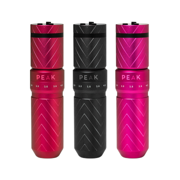 Peak Solice Pro - Bezprzewodowa maszynka do tatuażu, regulowana długość skoku