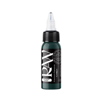 Raw Pigments Platinum Phthalo Green - Tusz do tatuażu, 30ml
