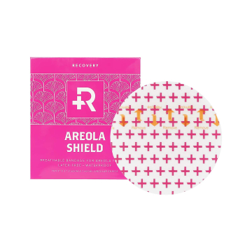 Recovery Areola Shield - Folia ochronna do tatuażu sutków - 7,6 cm