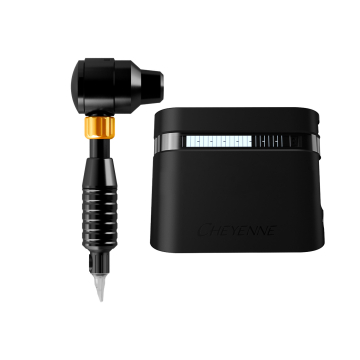 Cheyenne Sol Terra - Zestaw: Maszynka + Rura + Zasilacz, Kolor: Czarny