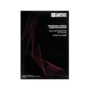 20 Szt.  UNISTAR® Profesjonalny papier termiczny - Magenta