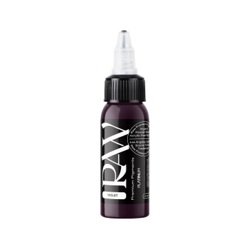 Raw Pigments Platinum Violet - Tusz do tatuażu, 30ml