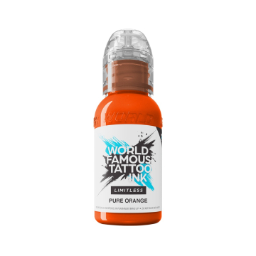 World Famous Limitless - Pure Orange - Tusz do tatuażu 30ml