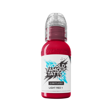 World Famous Limitless - Light Red 1 - Tusz do tatuażu 30ml