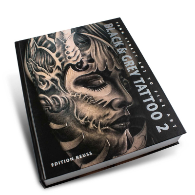 Książka: „Black & Grey Tattoo”, t. 2 (Edition Reuss)