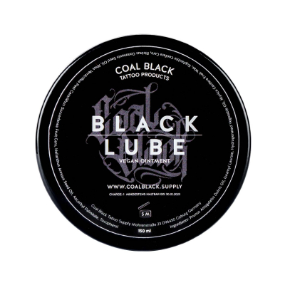 Coal Black - Black Lube - Wegańska maść tatuatorska, 120 g