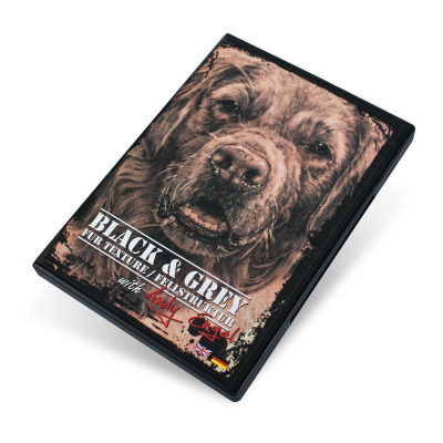 DVD: „Andy Engel Black & Grey Fur Texture”