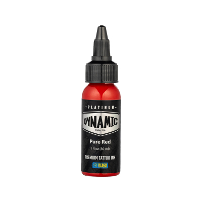 Platinum by Dynamic Pure Red - Tusz do tatuażu, 30 ml