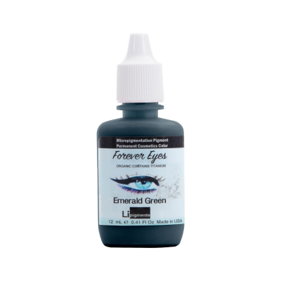 Li Pigments Forever Eyes Emerald Green - Pigment PMU, 12 ml