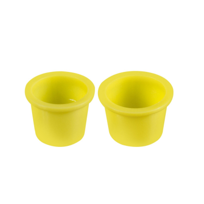 Żółte kubeczki na farbę - produkcja DE (mix rozmiarów) - 1000 szt.