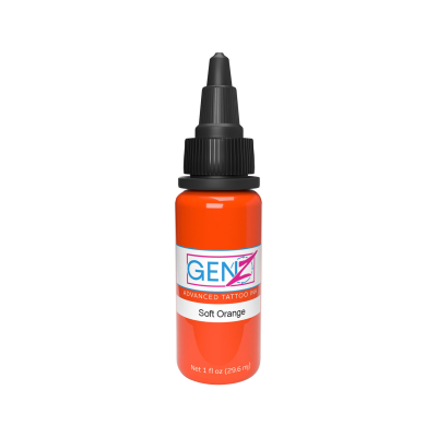 Soft Orange Intenze Ink Gen-Z 19 Color – Tusz do tatuażu, 30 ml