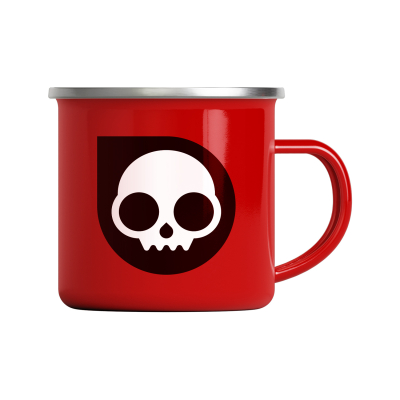Killer Ink - Kubek podróżny emaliowany Sid the Skull