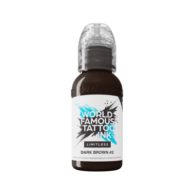 Dark Brown 2 - Tusz do tatuażu, 30 ml