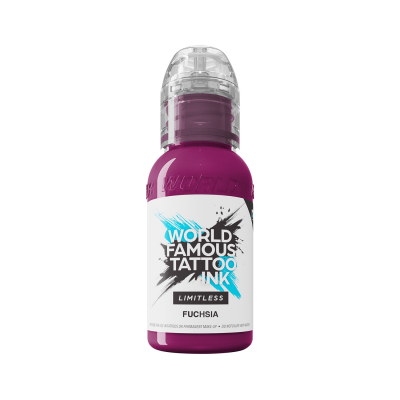 World Famous Limitless Fuchsia - Tusz do tatuażu, 30 ml