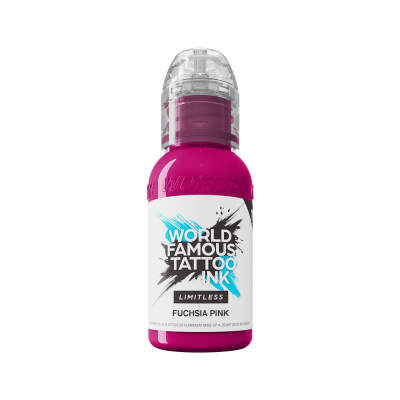 World Famous Limitless Fuchsia Pink - Tusz do tatuażu, 30 ml