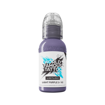 World Famous Limitless Tattoo Ink - Light Purple 2 v2 - Tusz do tatuażu, 30 ml