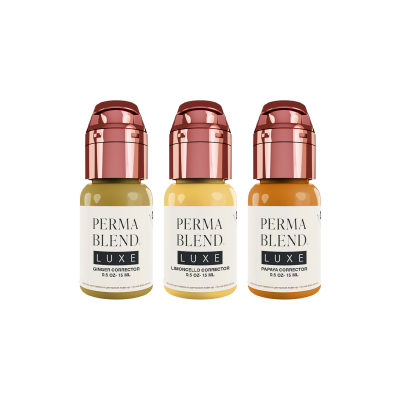 Perma Blend Luxe Recovery Mini - Zestaw odcieni korygujących PMU, 3 x 15 ml