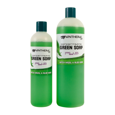 Zielone mydło Panthera - koncentrat z oczarem i aloesem