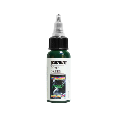 Radiant Evolved Rome Green - Tusz do tatuażu, 30 ml