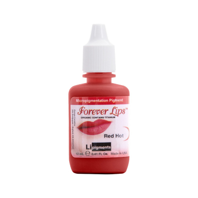 Li Pigments Forever Lips Red Hot - Pigment PMU, 12 ml