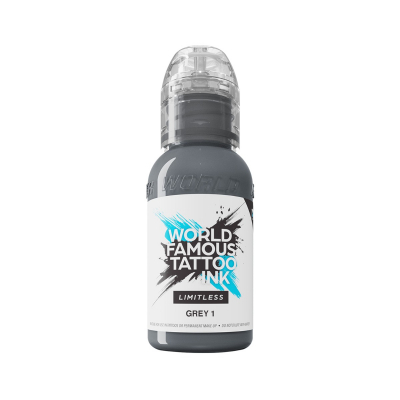 World Famous Limitless - Grey 1 - Tusz do tatuażu 30ml