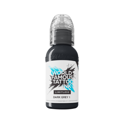 World Famous Limitless - Dark Grey 1 - Tusz do tatuażu 30ml