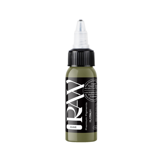 Raw Pigments Platinum Agave - Tusz do tatuażu, 30ml