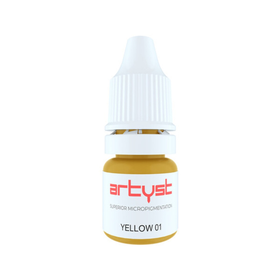 Artyst Yellow 01 - Pigment korygujący PMU, 10 ml