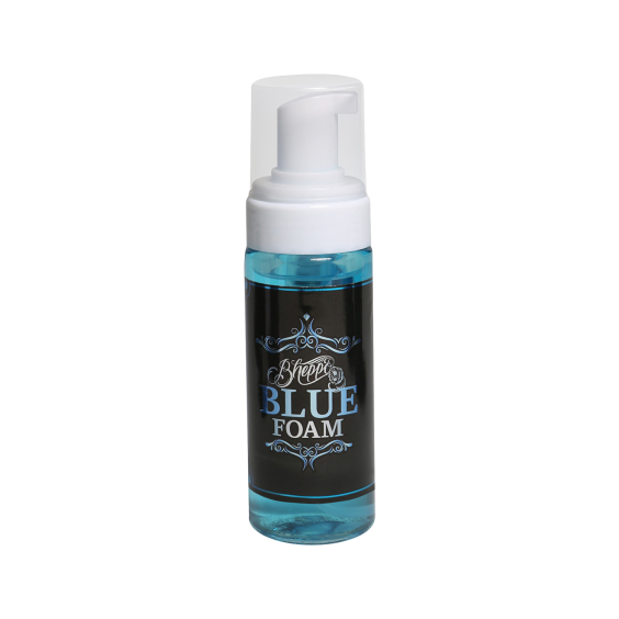 Bheppo Aftercare Blue Foam - Pianka delikatnie znieczulająca, 150 ml