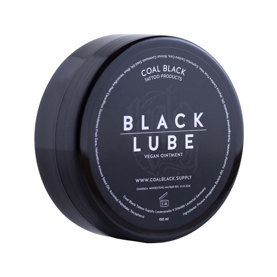 Coal Black - Black Lube - Wegańska maść tatuatorska, 120 g