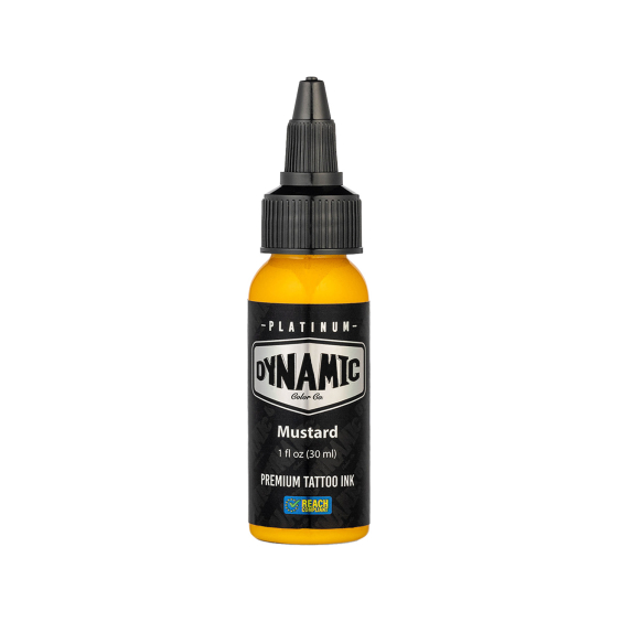 Platinum by Dynamic Mustard - Tusz do tatuażu, 30 ml
