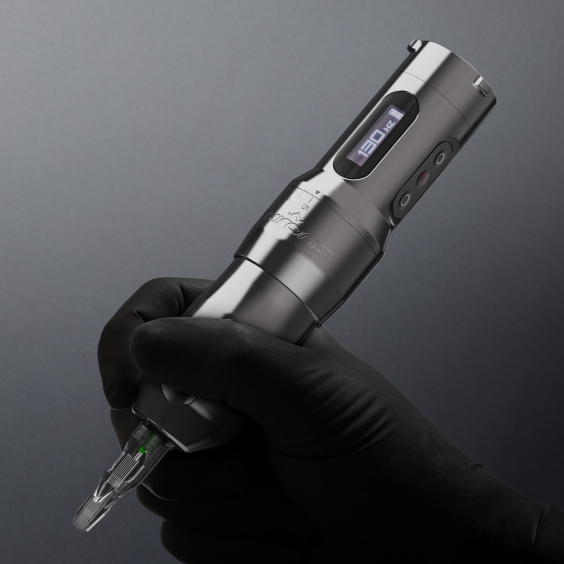 FK One Adjust maszynka do tatuażu, regulowana długość skoku - Gunmetal