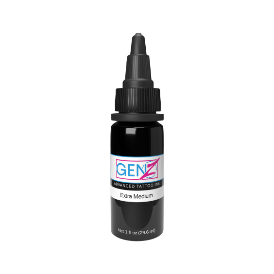 Extra Medium Intenze Ink Gen-Z Mark Mahoney Gangster Grey - Tusz do tatuażu, 30 ml