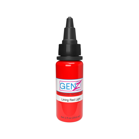 Red Light Intenze Ink Gen-Z Color Lining - Tusz do tatuażu, 30 ml