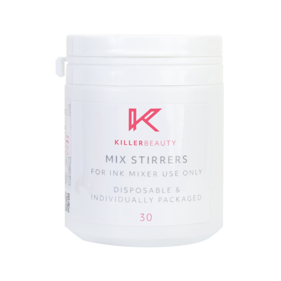 Patyczki sterylne do mieszalnika farb Killer Beauty - 30 szt.