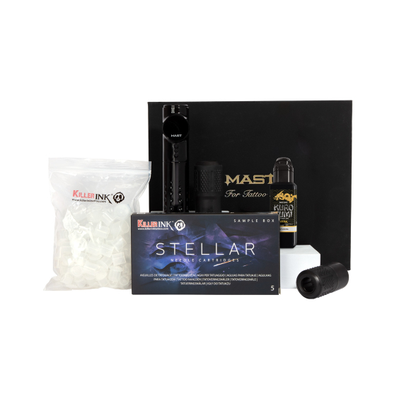 Zestaw tatuatorski dla początkujących Killer Ink  Dragonhawk Advanced B+G - wersja bezprzewodowa