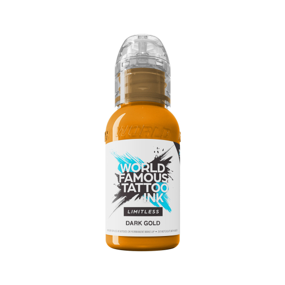 World Famous Limitless Dark Gold - Tusz do tatuażu, 30 ml