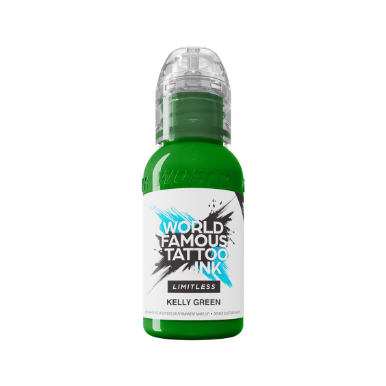 World Famous Limitless Kelly Green - Tusz do tatuażu, 30 ml