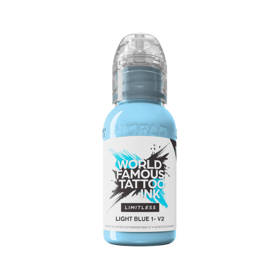 World Famous Limitless Light Blue 1 v2  - Tusz do tatuażu, 30 ml