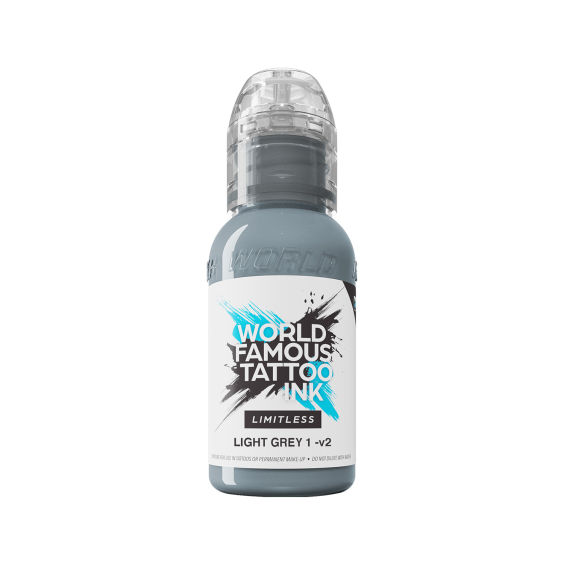 World Famous Limitless Light Grey 1 v2 - Tusz do tatuażu, 30 ml