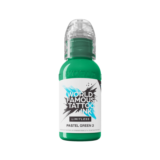 World Famous Limitless Pastel Green 2 - Tusz do tatuażu, 30 ml