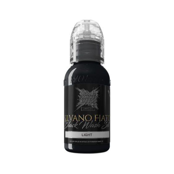 World Famous Limitless Silvano Fiato Light - Tusz do tatuażu, 30 ml