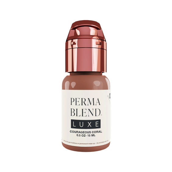 Perma Blend Luxe Courageous Coral - Tusz PMU, 15 ml
